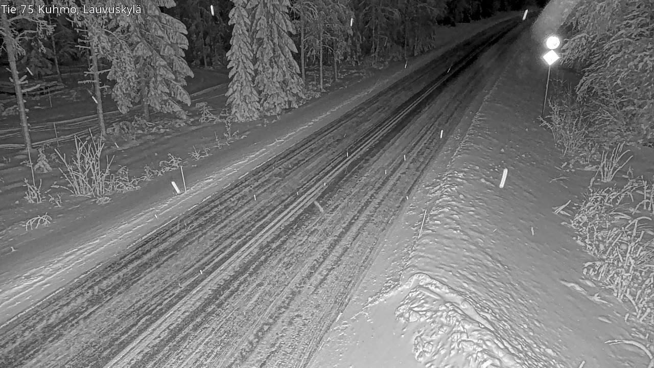 Kelikamerat Kuva Tie 75 Kuhmo, Lauvuskylä, Kuhmo, Kainuu