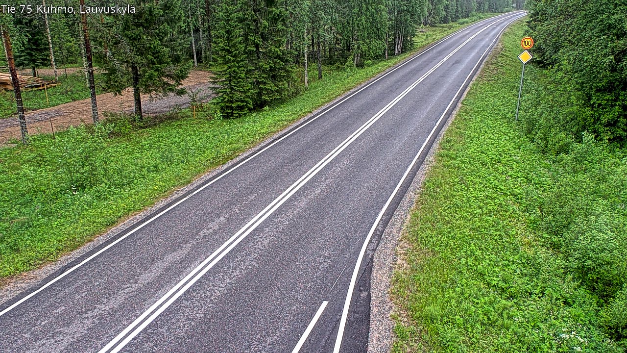 Kelikamerat Kuva Tie 75 Kuhmo, Lauvuskylä, Kuhmo, Kainuu