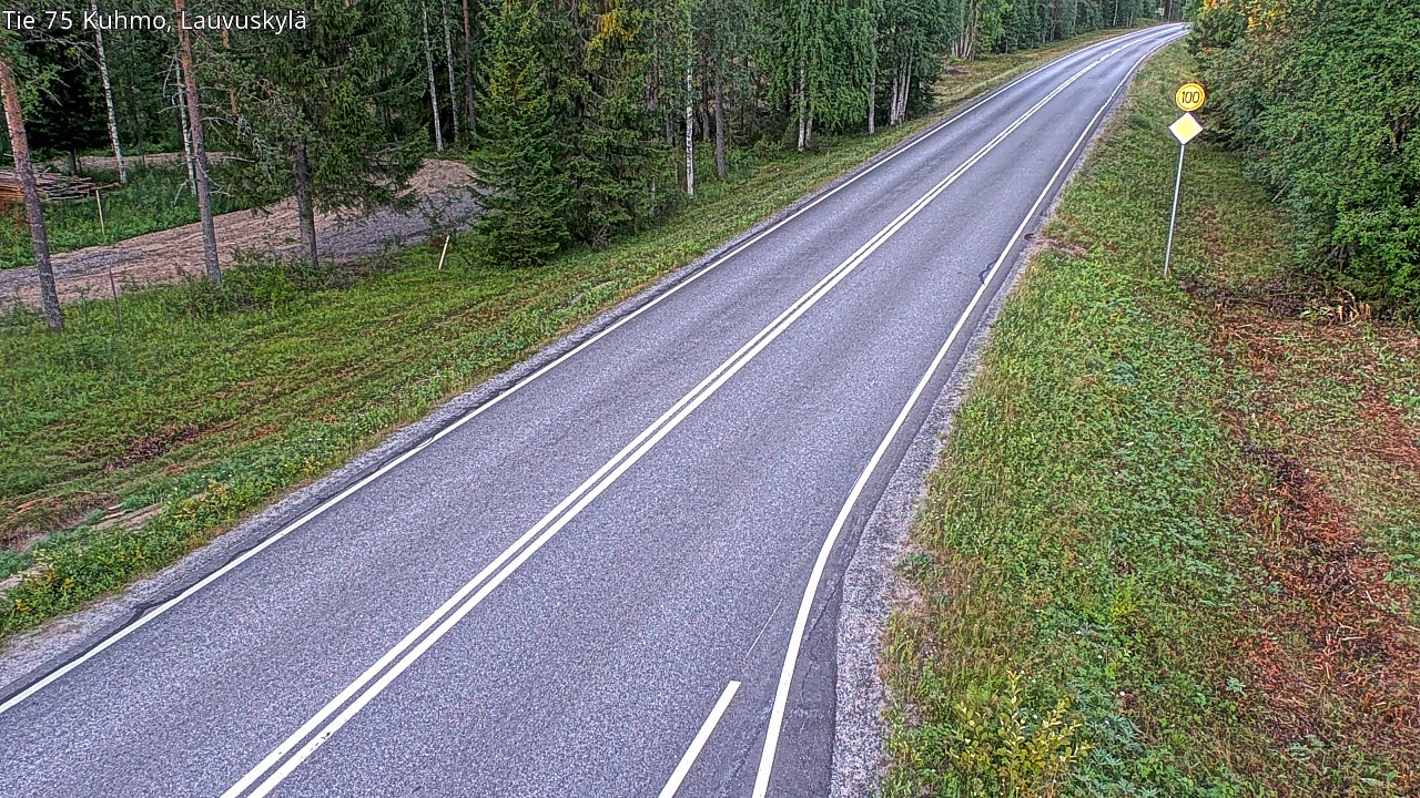 Kelikamerat Kuva Tie 75 Kuhmo, Lauvuskylä, Kuhmo, Kainuu