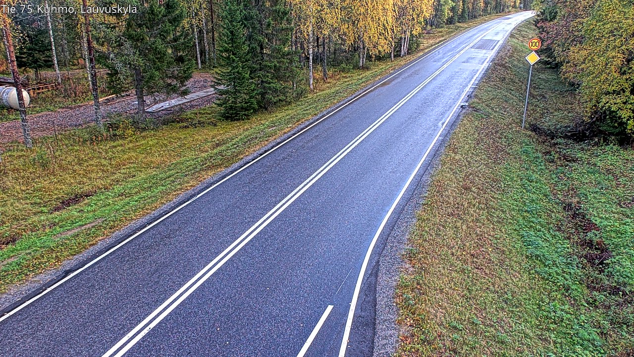 Kelikamerat Kuva Tie 75 Kuhmo, Lauvuskylä, Kuhmo, Kainuu