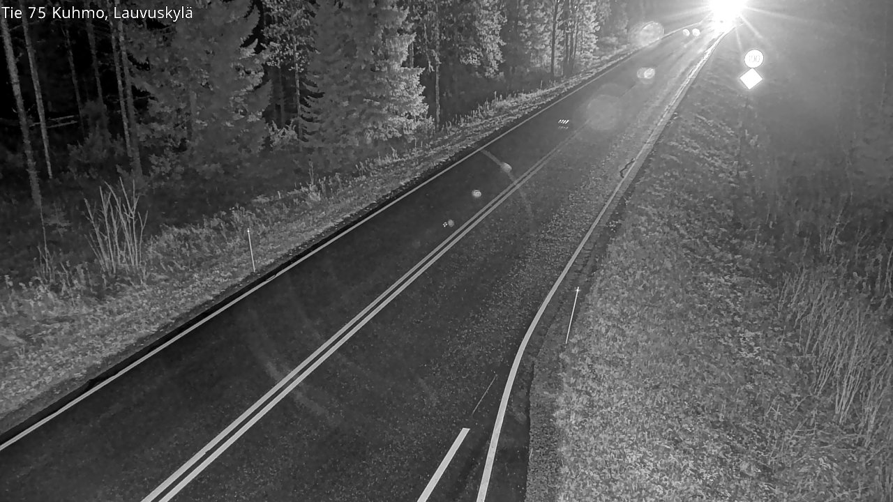 Kelikamerat Kuva Tie 75 Kuhmo, Lauvuskylä, Kuhmo, Kainuu