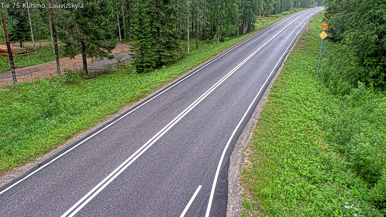 Kelikamerat Kuva Tie 75 Kuhmo, Lauvuskylä, Kuhmo, Kainuu