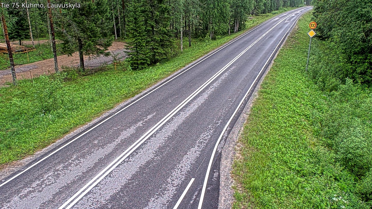 Kelikamerat Kuva Tie 75 Kuhmo, Lauvuskylä, Kuhmo, Kainuu