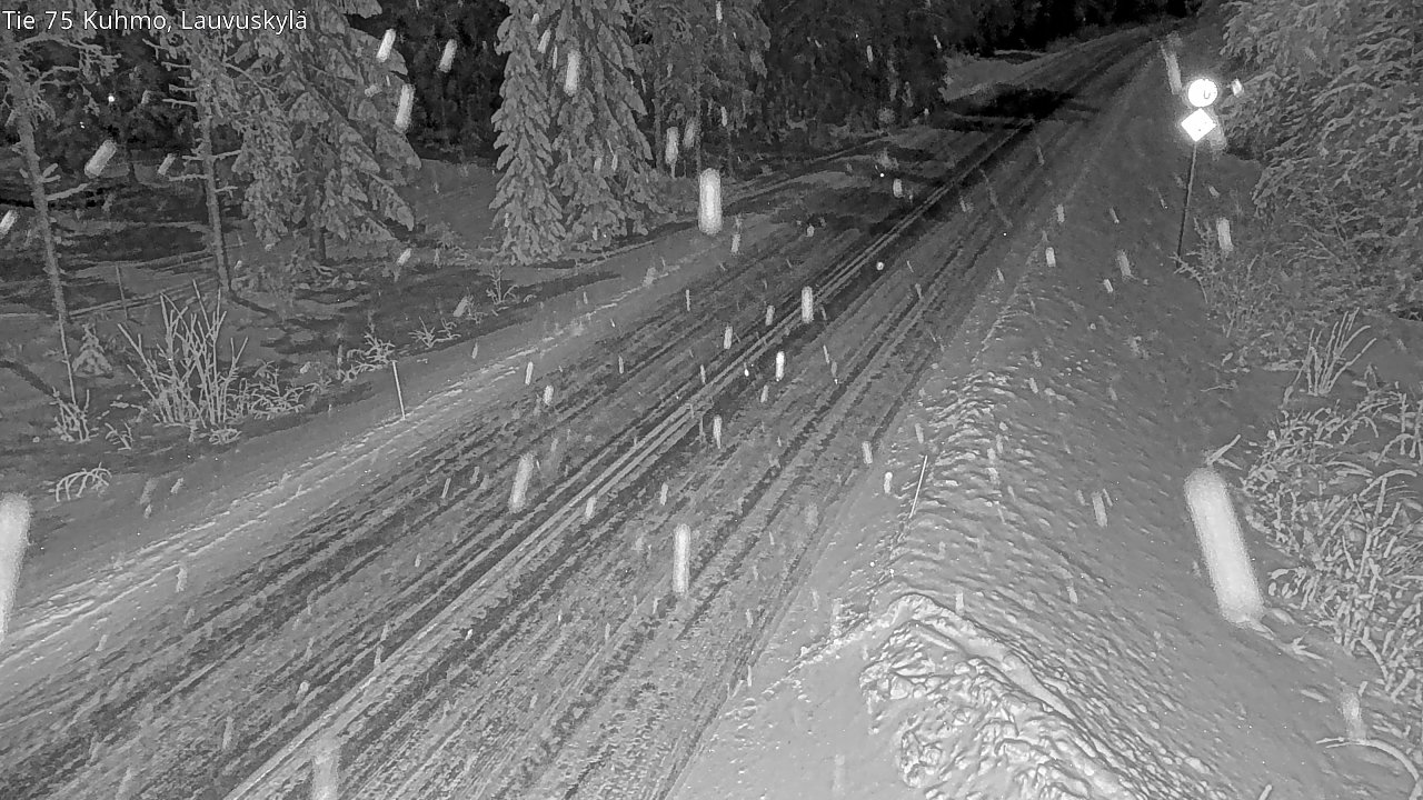 Kelikamerat Kuva Tie 75 Kuhmo, Lauvuskylä, Kuhmo, Kainuu