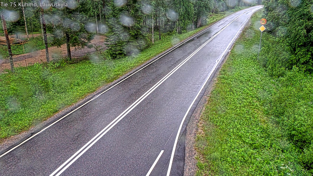 Kelikamerat Kuva Tie 75 Kuhmo, Lauvuskylä, Kuhmo, Kainuu