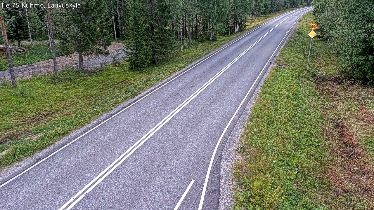 Kelikamerat Kuva Tie 75 Kuhmo, Lauvuskylä, Kuhmo, Kainuu