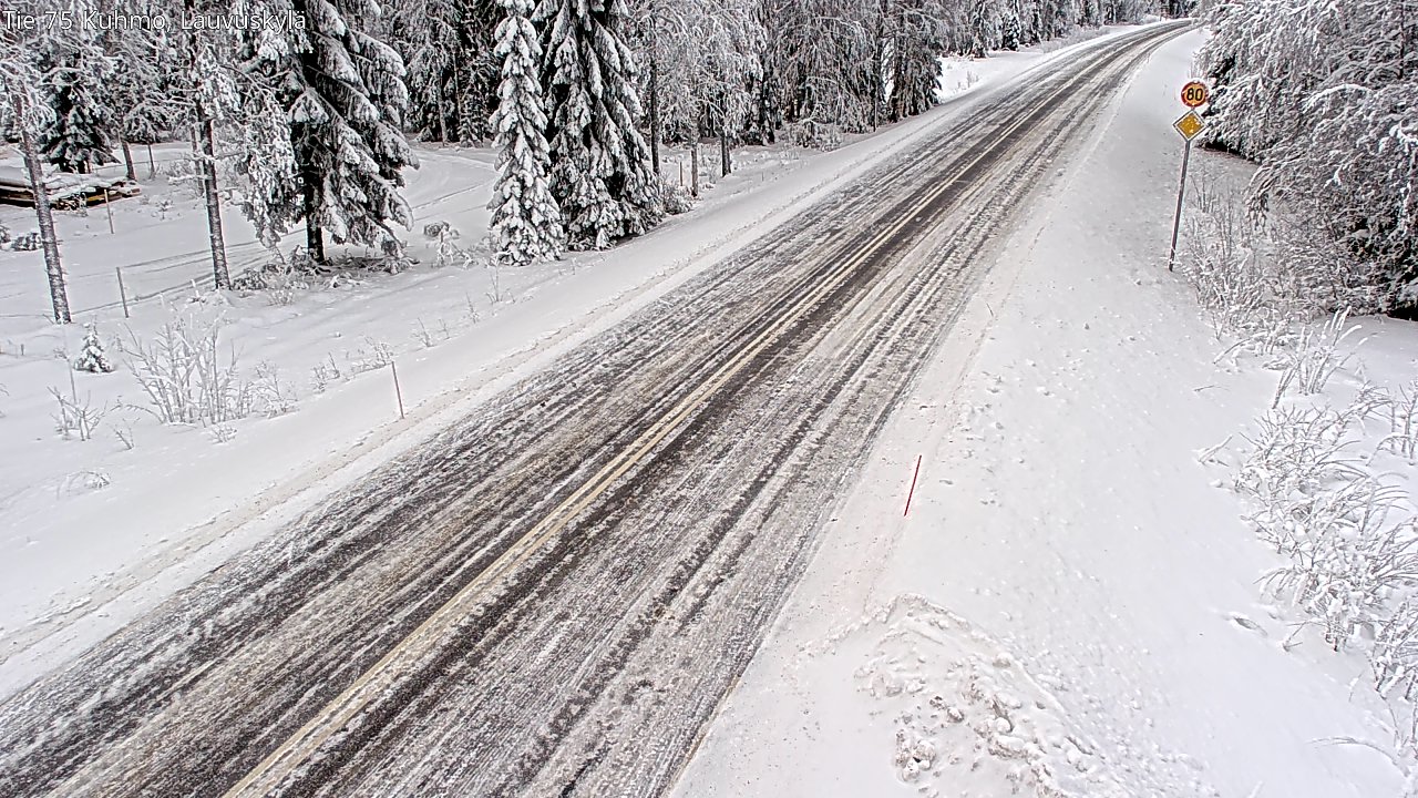 Kelikamerat Kuva Tie 75 Kuhmo, Lauvuskylä, Kuhmo, Kainuu