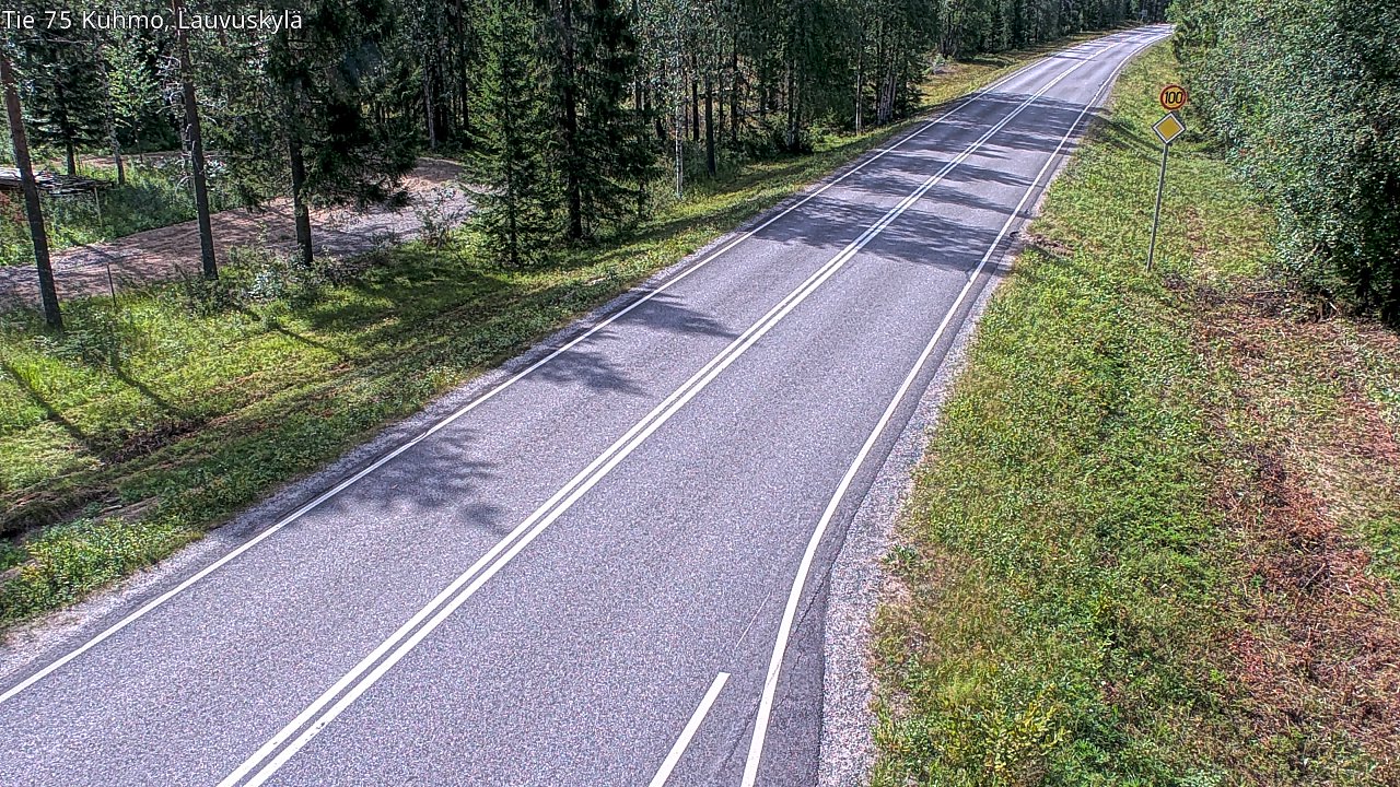 Kelikamerat Kuva Tie 75 Kuhmo, Lauvuskylä, Kuhmo, Kainuu
