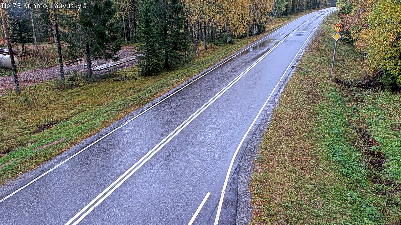 Kelikamerat Kuva Tie 75 Kuhmo, Lauvuskylä, Kuhmo, Kainuu