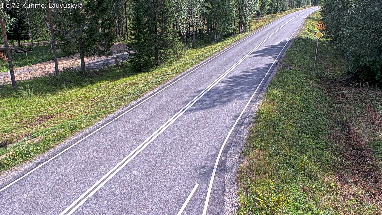 Kelikamerat Kuva Tie 75 Kuhmo, Lauvuskylä, Kuhmo, Kainuu