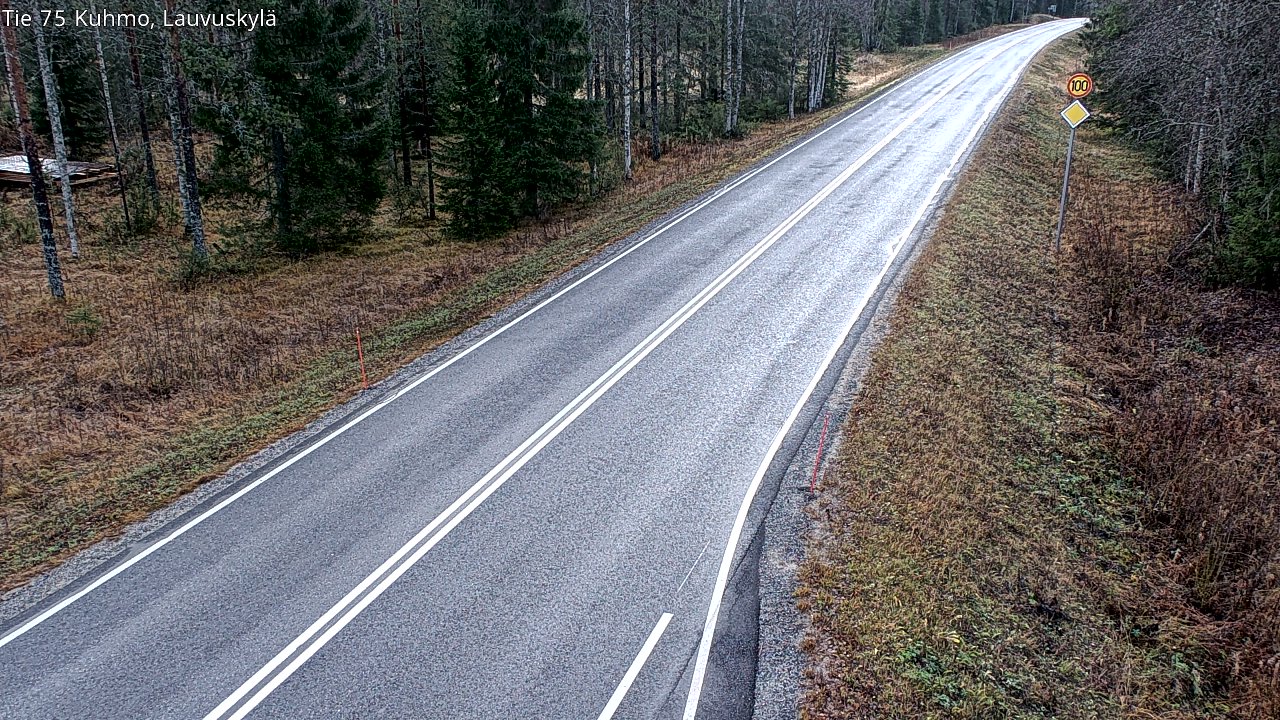 Kelikamerat Kuva Tie 75 Kuhmo, Lauvuskylä, Kuhmo, Kainuu
