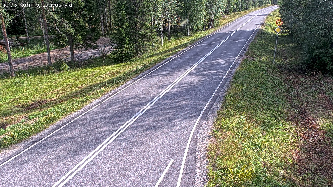 Kelikamerat Kuva Tie 75 Kuhmo, Lauvuskylä, Kuhmo, Kainuu