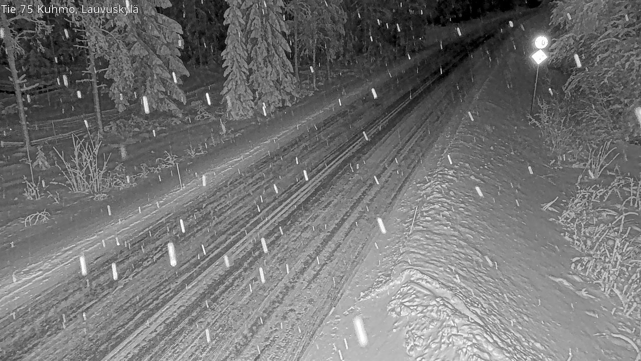 Kelikamerat Kuva Tie 75 Kuhmo, Lauvuskylä, Kuhmo, Kainuu