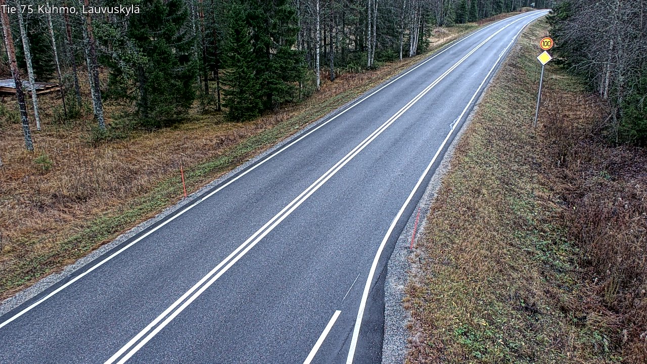 Kelikamerat Kuva Tie 75 Kuhmo, Lauvuskylä, Kuhmo, Kainuu