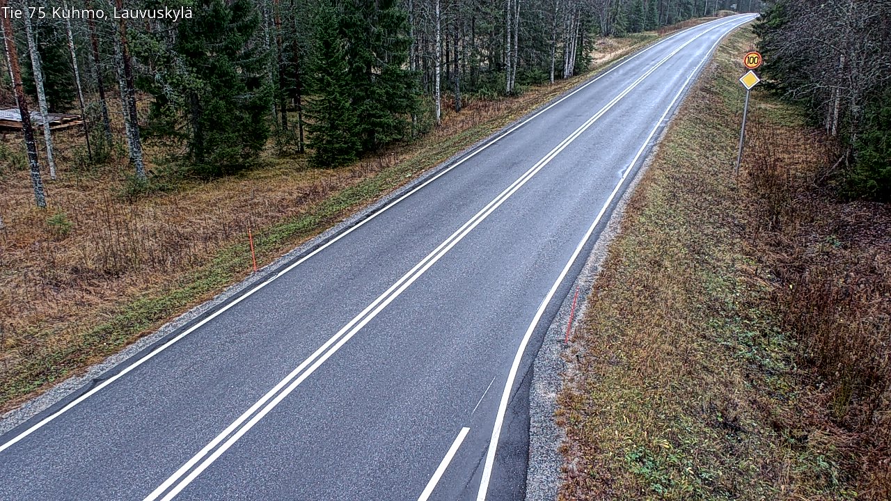 Kelikamerat Kuva Tie 75 Kuhmo, Lauvuskylä, Kuhmo, Kainuu