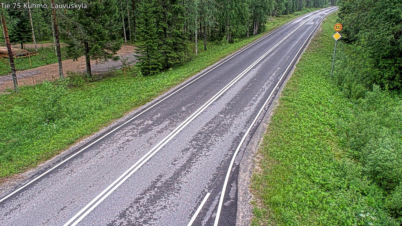 Kelikamerat Kuva Tie 75 Kuhmo, Lauvuskylä, Kuhmo, Kainuu