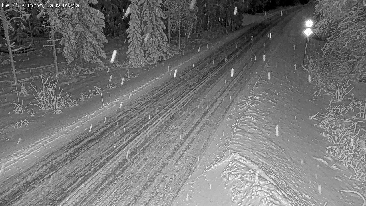 Kelikamerat Kuva Tie 75 Kuhmo, Lauvuskylä, Kuhmo, Kainuu