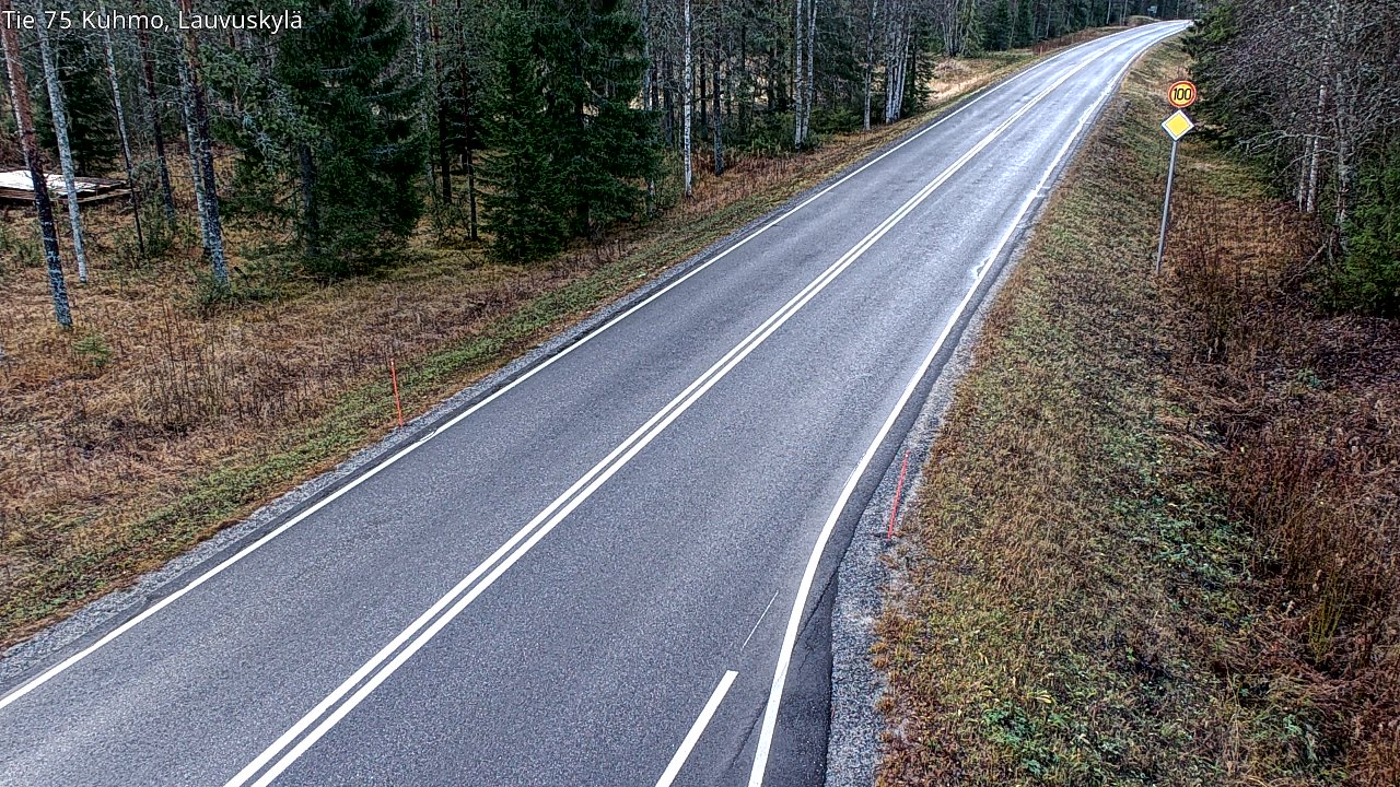 Kelikamerat Kuva Tie 75 Kuhmo, Lauvuskylä, Kuhmo, Kainuu