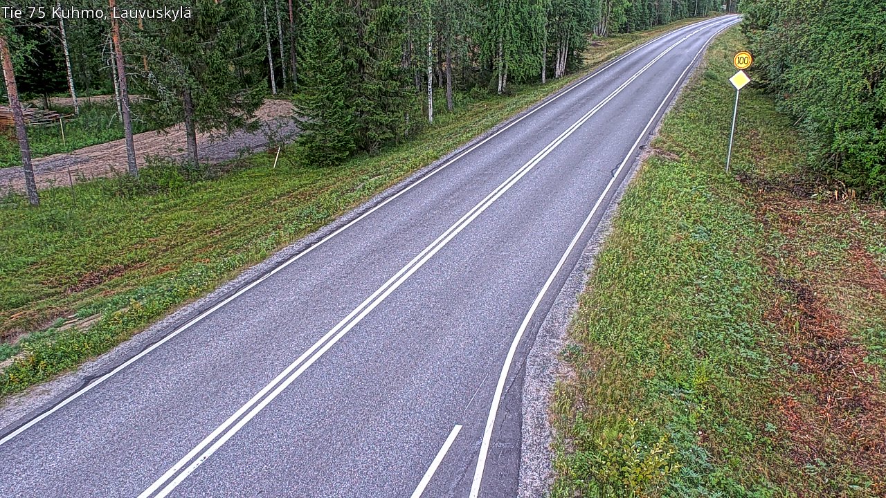 Kelikamerat Kuva Tie 75 Kuhmo, Lauvuskylä, Kuhmo, Kainuu