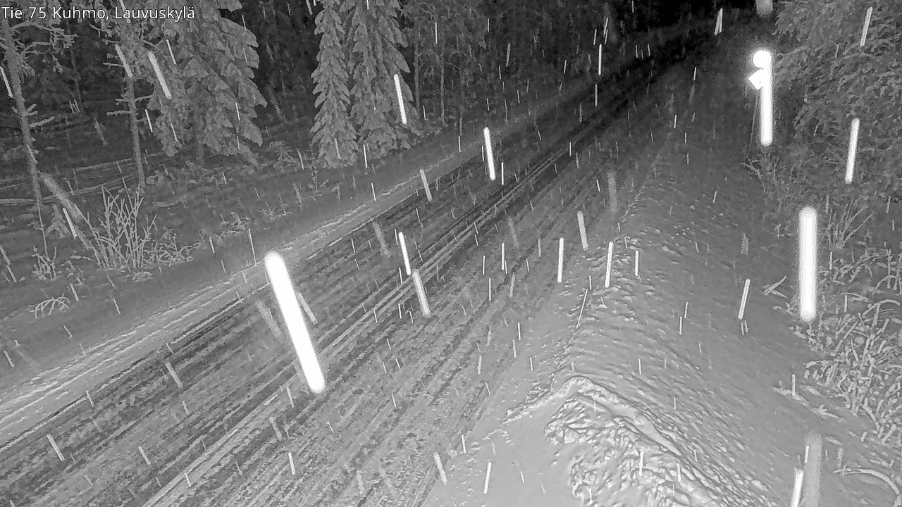 Kelikamerat Kuva Tie 75 Kuhmo, Lauvuskylä, Kuhmo, Kainuu