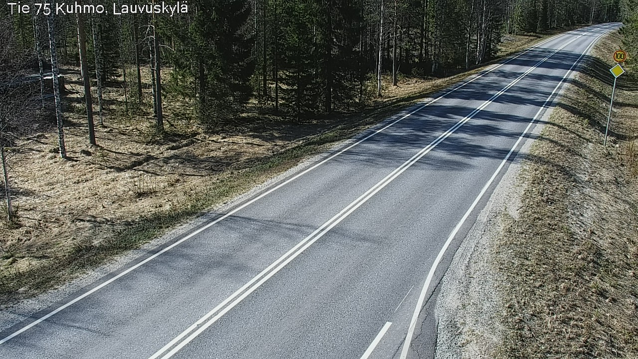 Kelikamerat Kuva Tie 75 Kuhmo, Lauvuskylä, Kuhmo, Kainuu