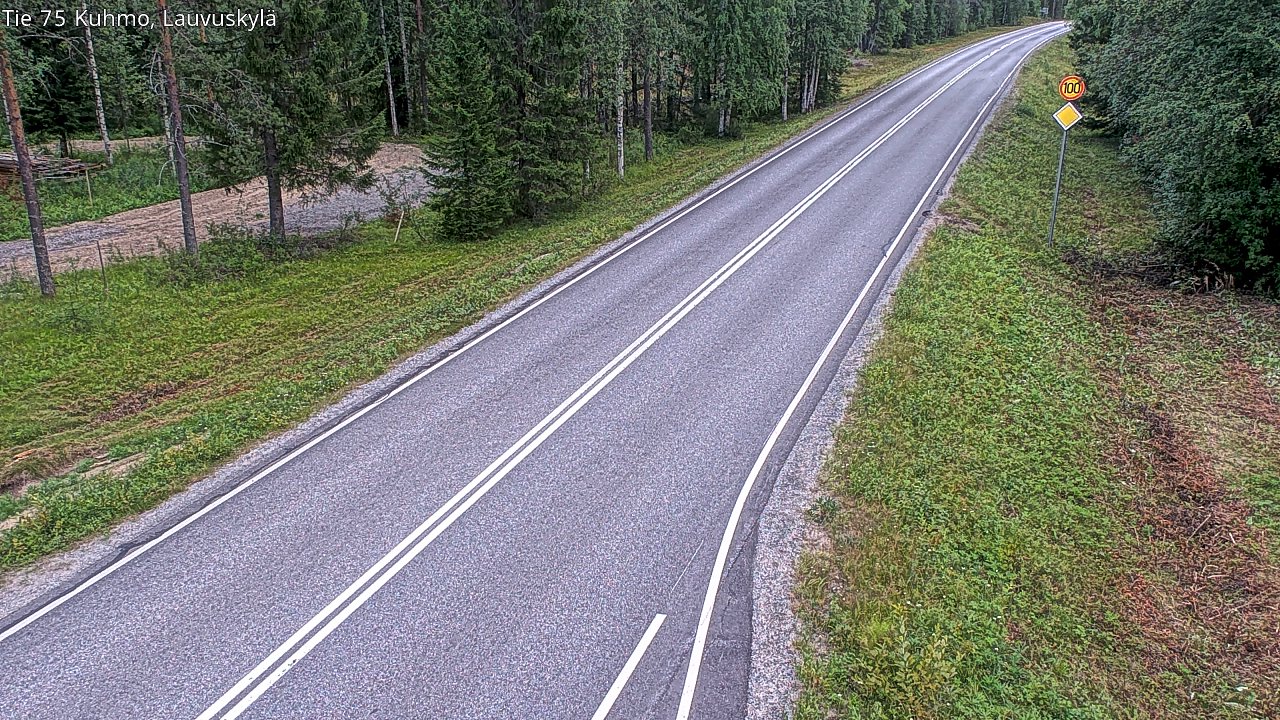 Kelikamerat Kuva Tie 75 Kuhmo, Lauvuskylä, Kuhmo, Kainuu