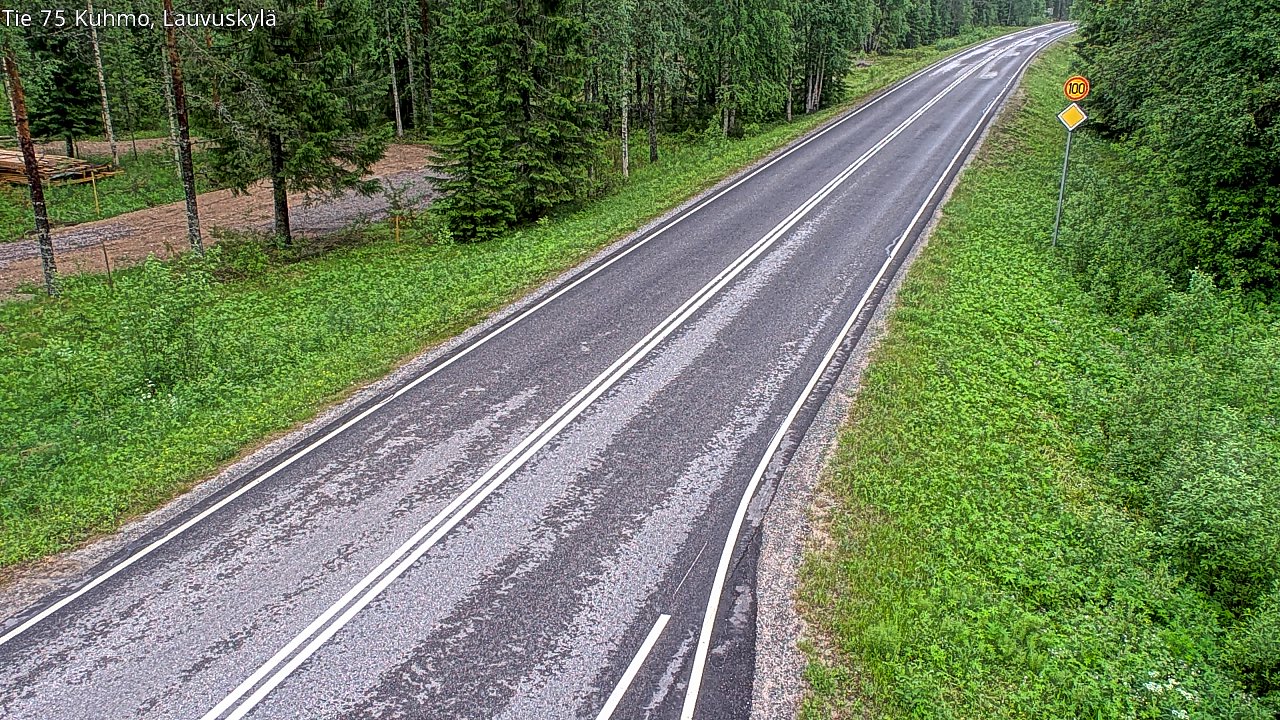 Kelikamerat Kuva Tie 75 Kuhmo, Lauvuskylä, Kuhmo, Kainuu