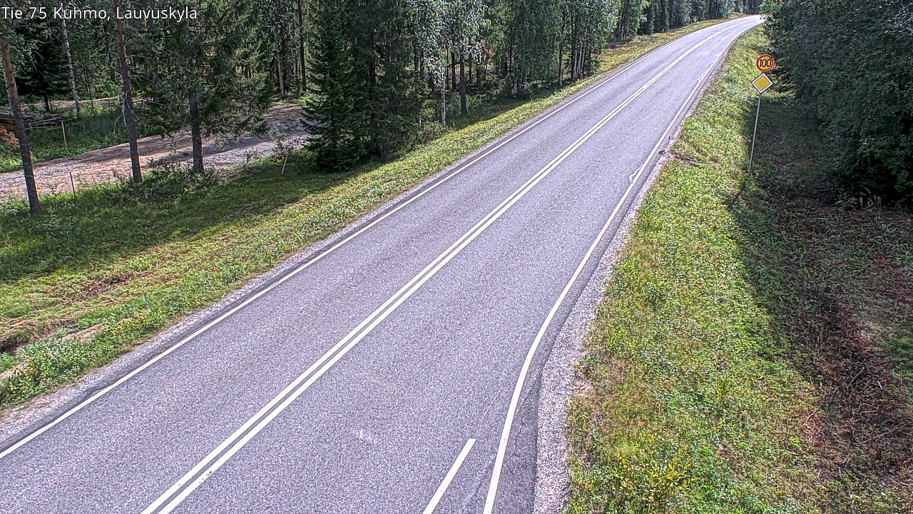 Kelikamerat Kuva Tie 75 Kuhmo, Lauvuskylä, Kuhmo, Kainuu