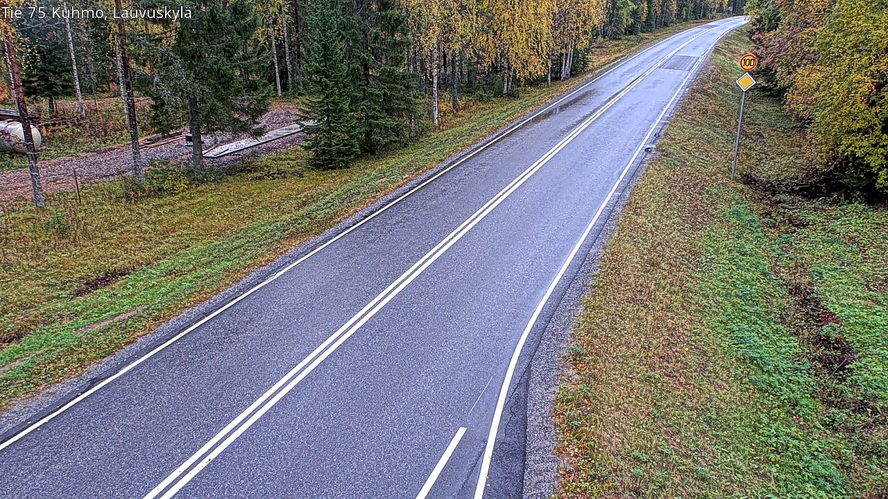 Kelikamerat Kuva Tie 75 Kuhmo, Lauvuskylä, Kuhmo, Kainuu