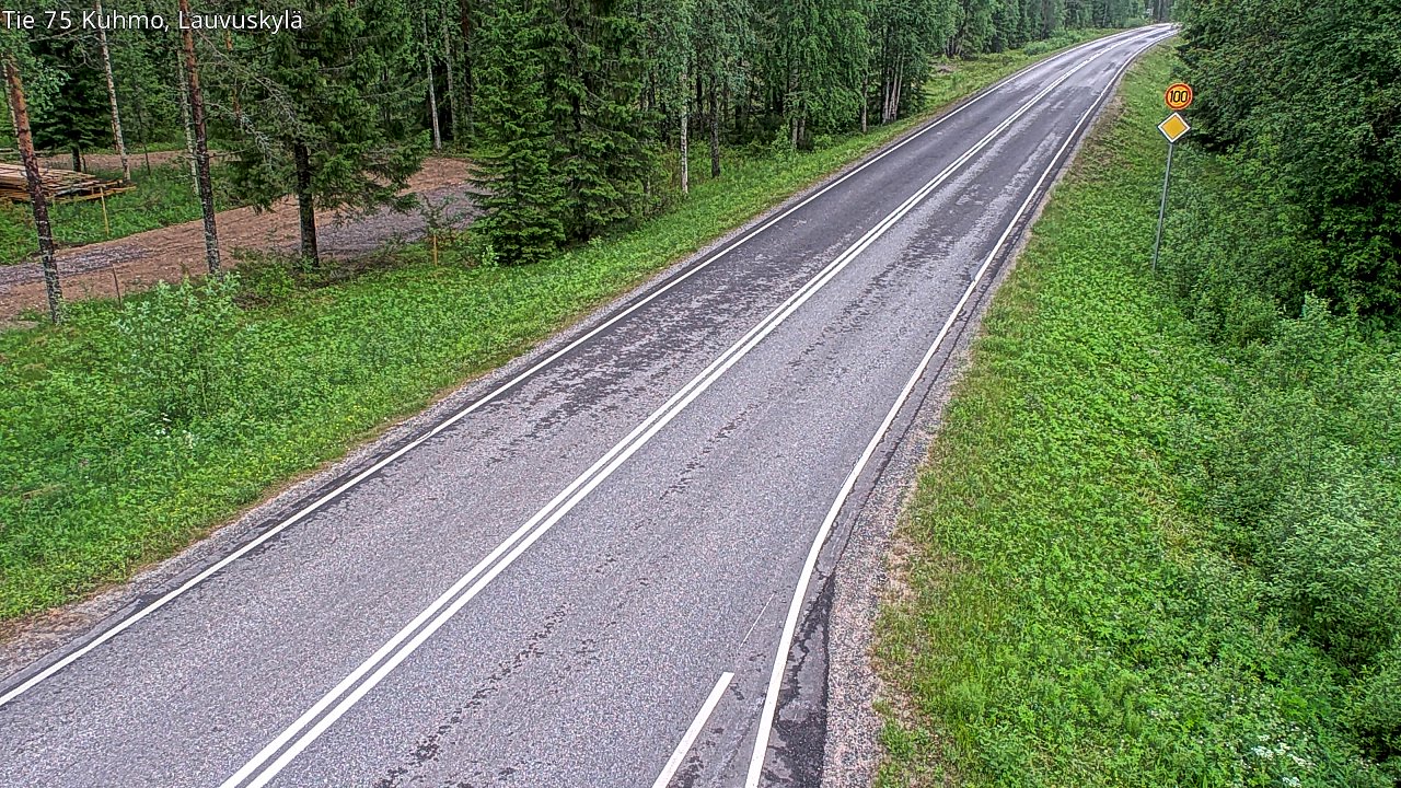 Kelikamerat Kuva Tie 75 Kuhmo, Lauvuskylä, Kuhmo, Kainuu