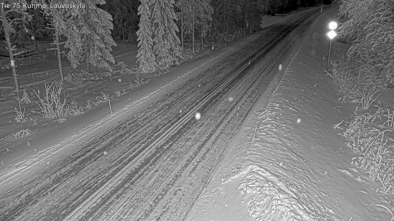 Kelikamerat Kuva Tie 75 Kuhmo, Lauvuskylä, Kuhmo, Kainuu