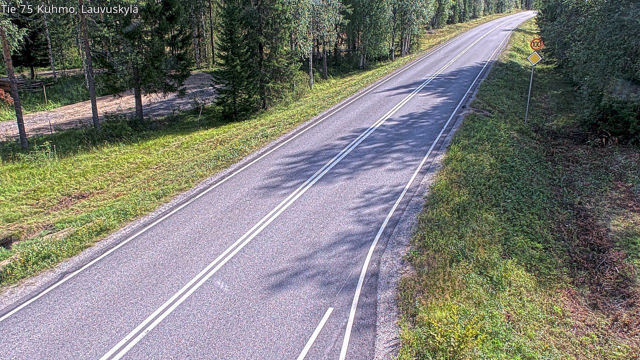 Kelikamerat Kuva Tie 75 Kuhmo, Lauvuskylä, Kuhmo, Kainuu