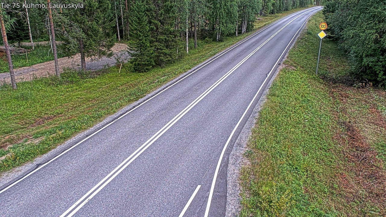 Kelikamerat Kuva Tie 75 Kuhmo, Lauvuskylä, Kuhmo, Kainuu