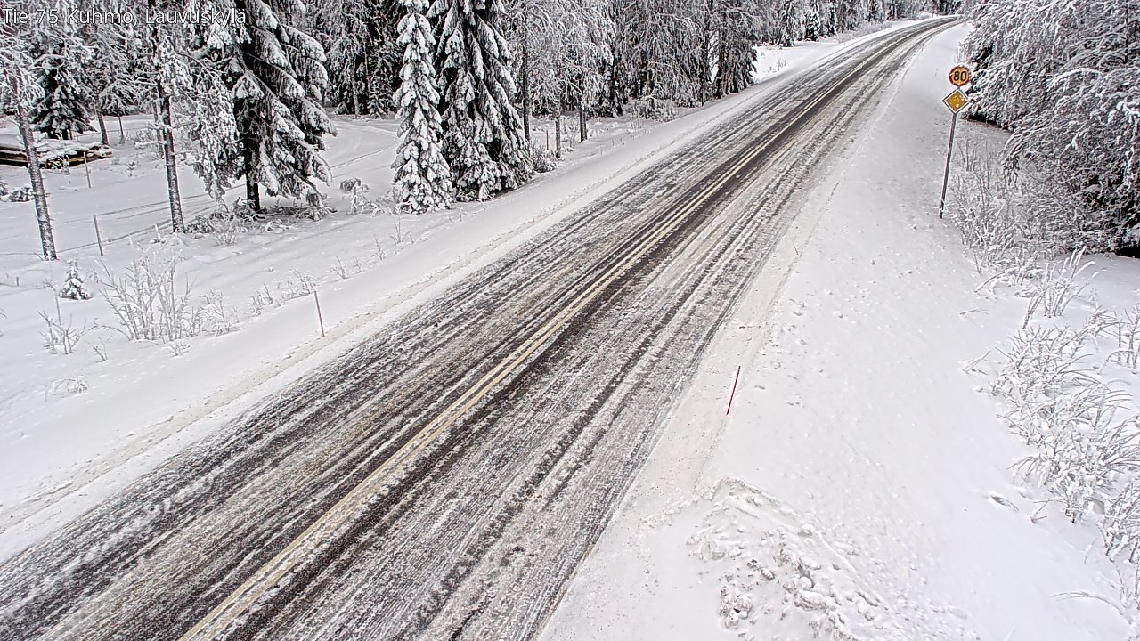 Kelikamerat Kuva Tie 75 Kuhmo, Lauvuskylä, Kuhmo, Kainuu