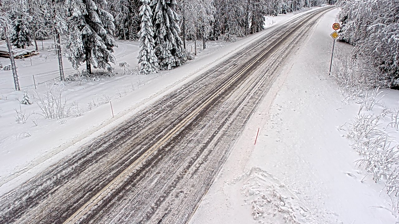 Kelikamerat Kuva Tie 75 Kuhmo, Lauvuskylä, Kuhmo, Kainuu