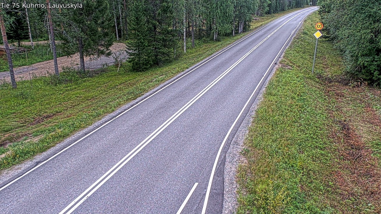 Kelikamerat Kuva Tie 75 Kuhmo, Lauvuskylä, Kuhmo, Kainuu