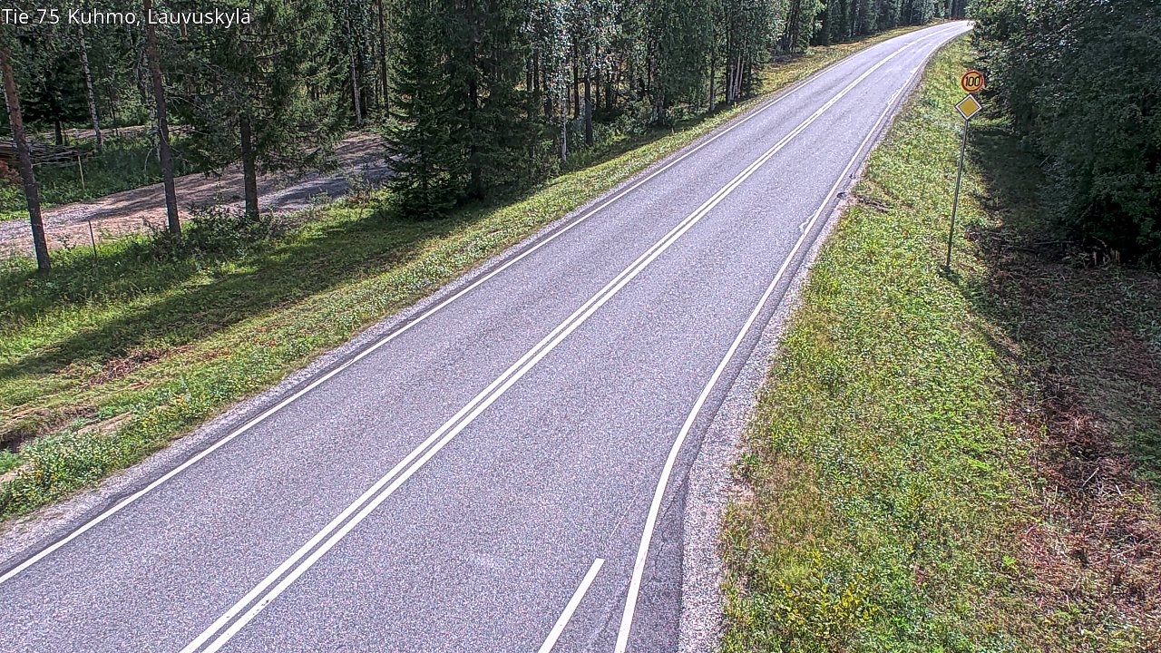 Kelikamerat Kuva Tie 75 Kuhmo, Lauvuskylä, Kuhmo, Kainuu