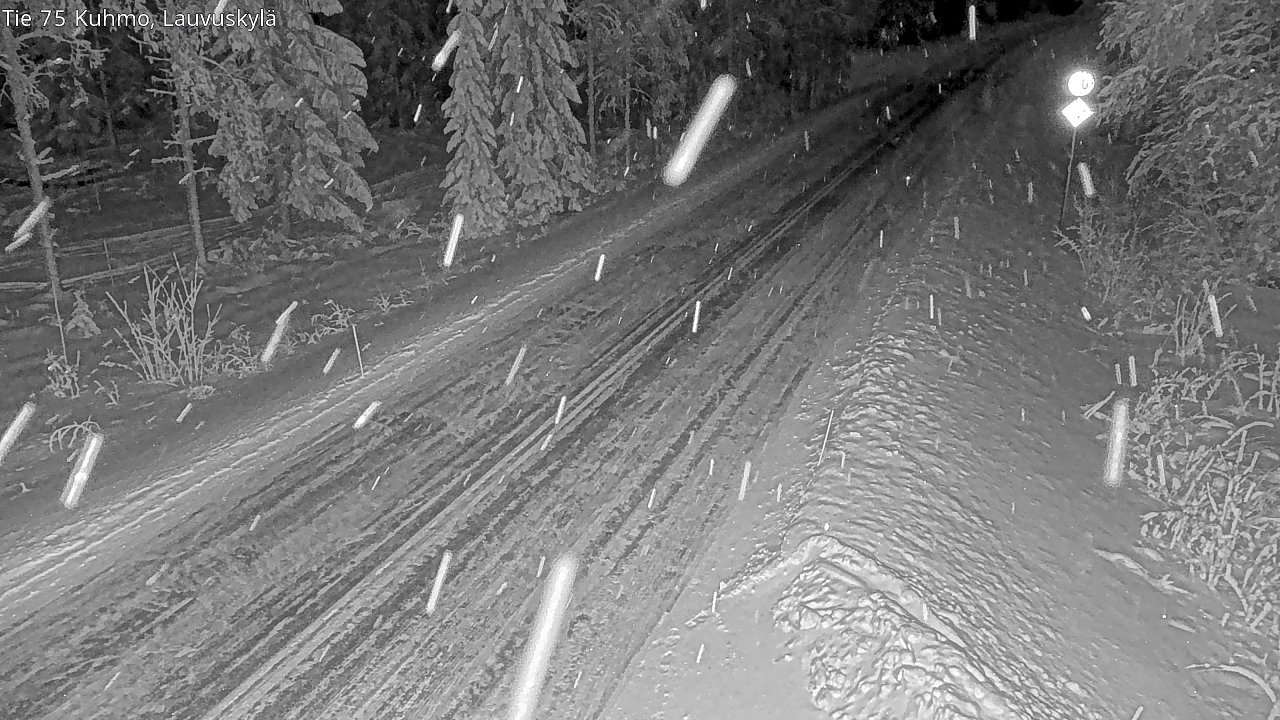 Kelikamerat Kuva Tie 75 Kuhmo, Lauvuskylä, Kuhmo, Kainuu