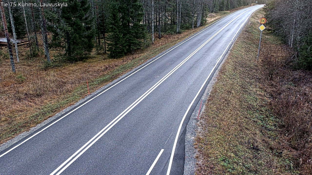 Kelikamerat Kuva Tie 75 Kuhmo, Lauvuskylä, Kuhmo, Kainuu