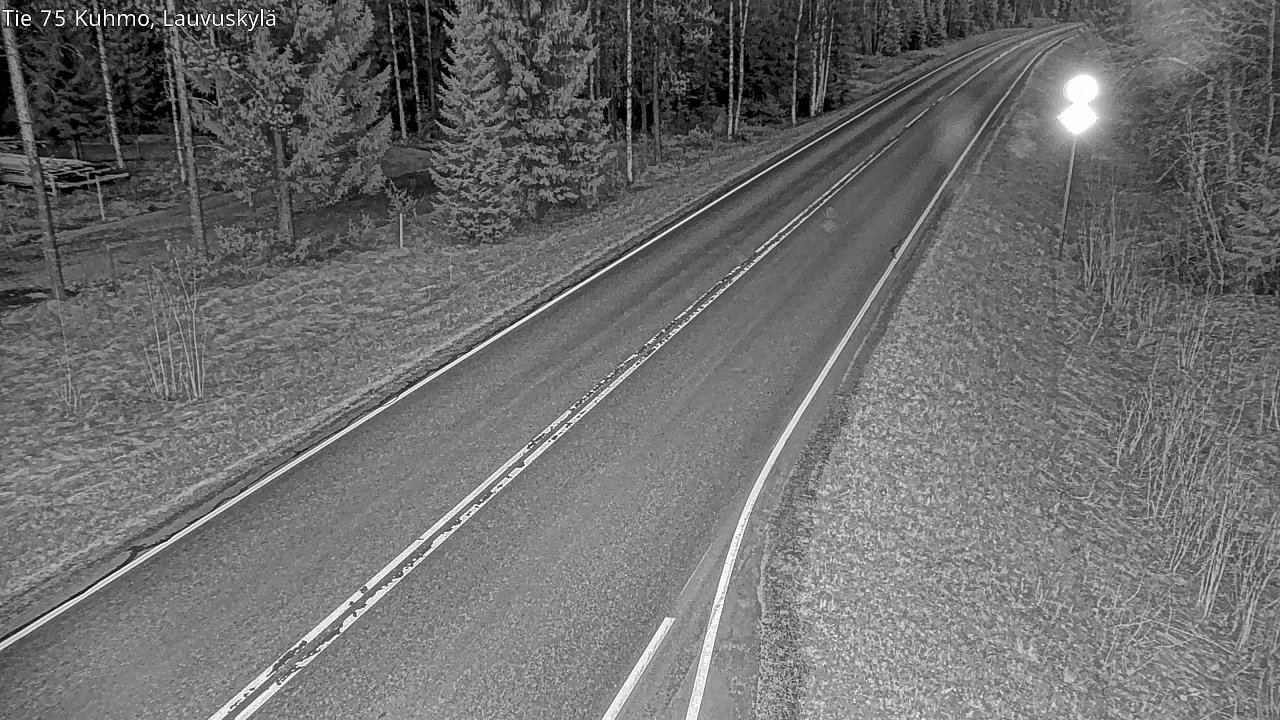 Weather Camera Image Road 75 Kuhmo, Lauvuskylä, Kuhmo, Kainuu