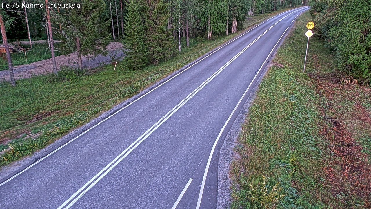 Kelikamerat Kuva Tie 75 Kuhmo, Lauvuskylä, Kuhmo, Kainuu
