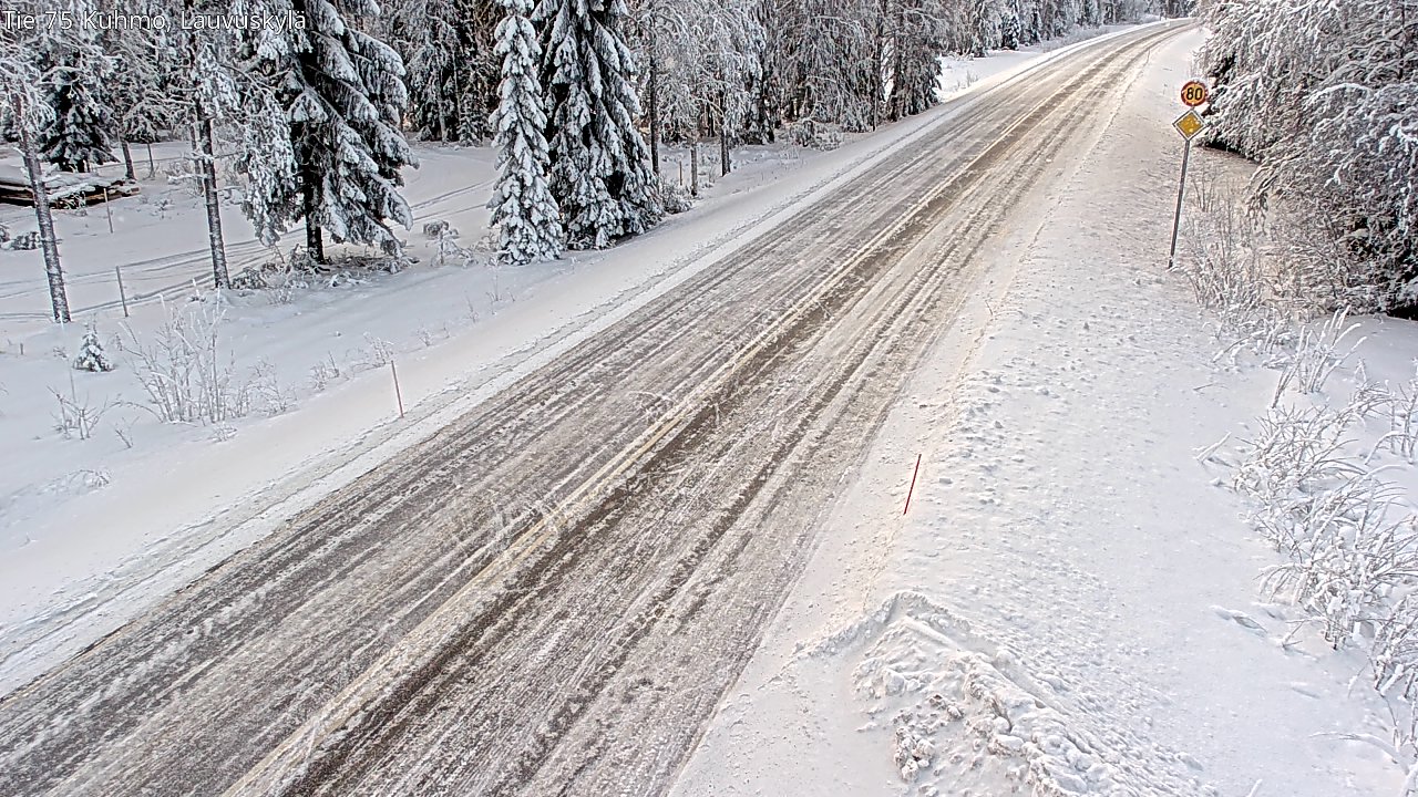 Kelikamerat Kuva Tie 75 Kuhmo, Lauvuskylä, Kuhmo, Kainuu