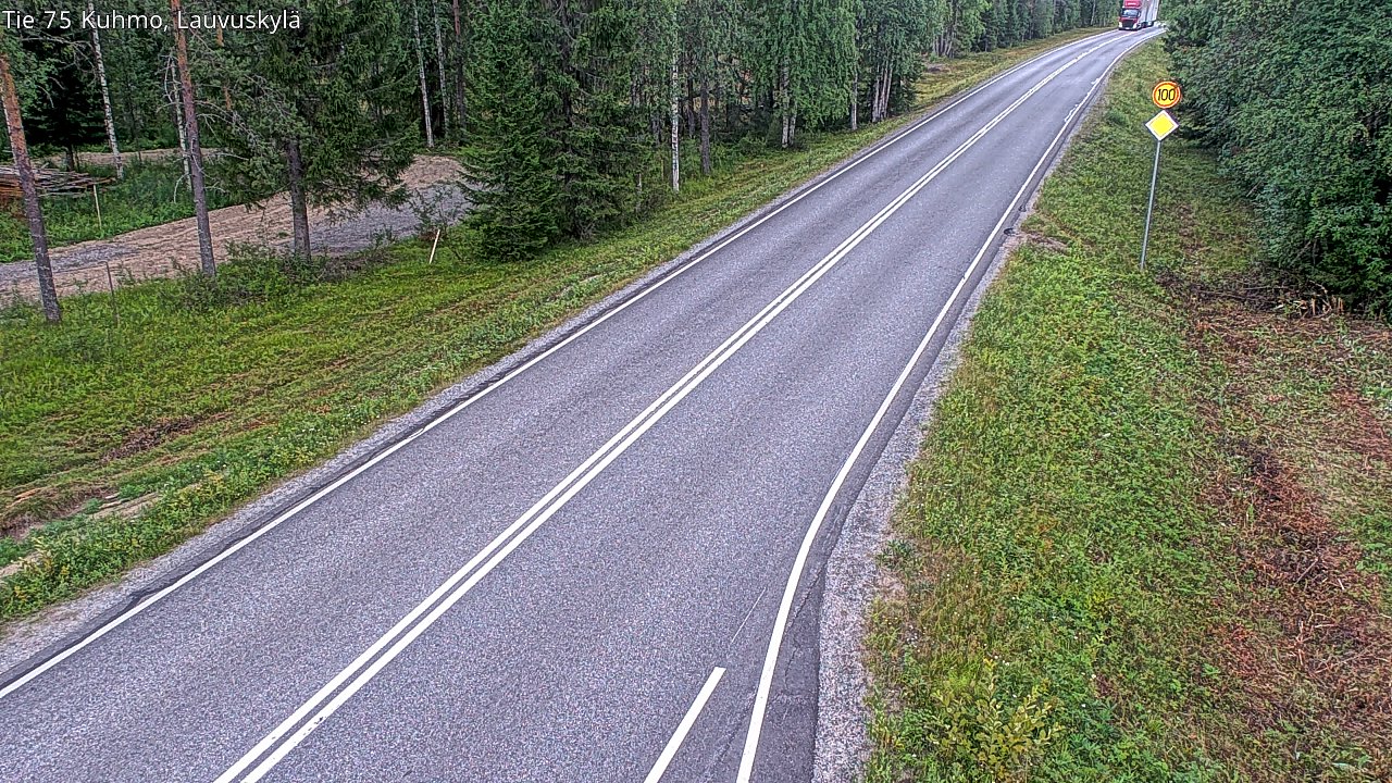 Kelikamerat Kuva Tie 75 Kuhmo, Lauvuskylä, Kuhmo, Kainuu