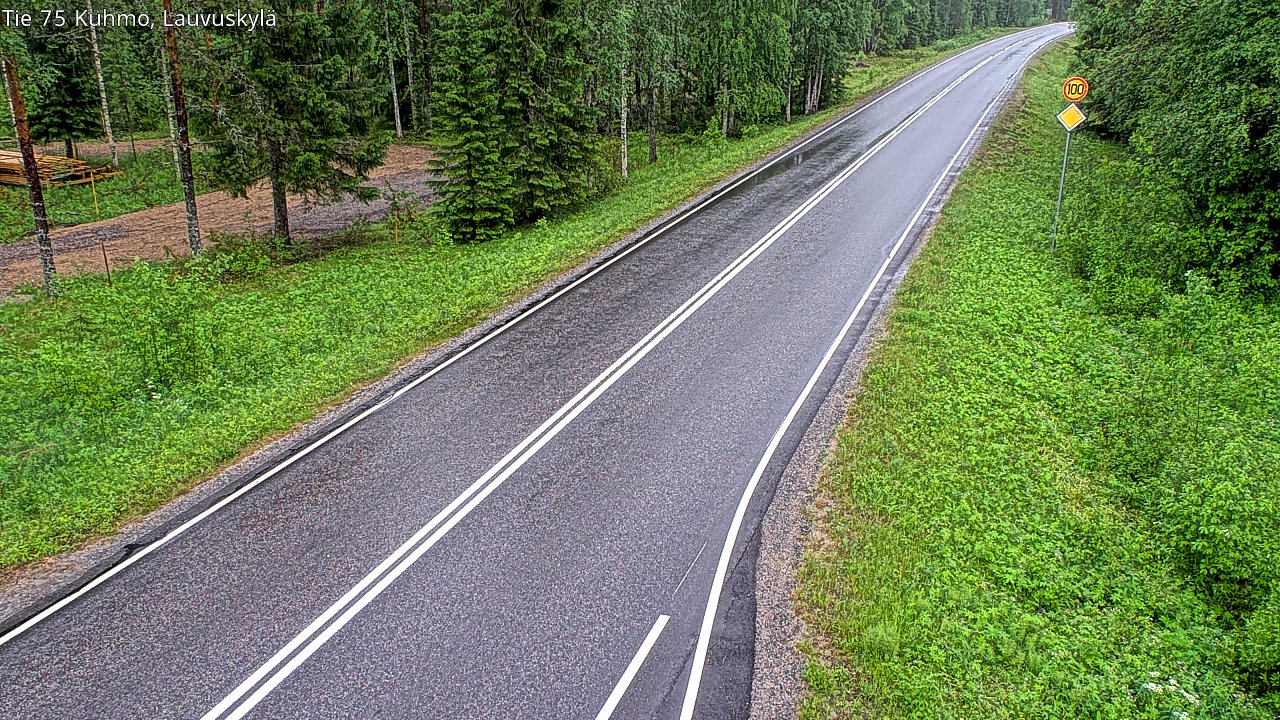 Kelikamerat Kuva Tie 75 Kuhmo, Lauvuskylä, Kuhmo, Kainuu