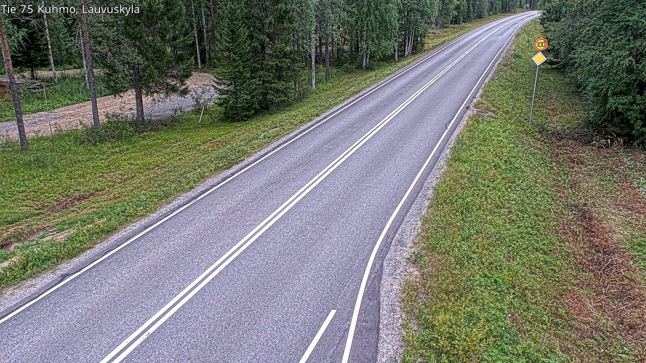 Kelikamerat Kuva Tie 75 Kuhmo, Lauvuskylä, Kuhmo, Kainuu