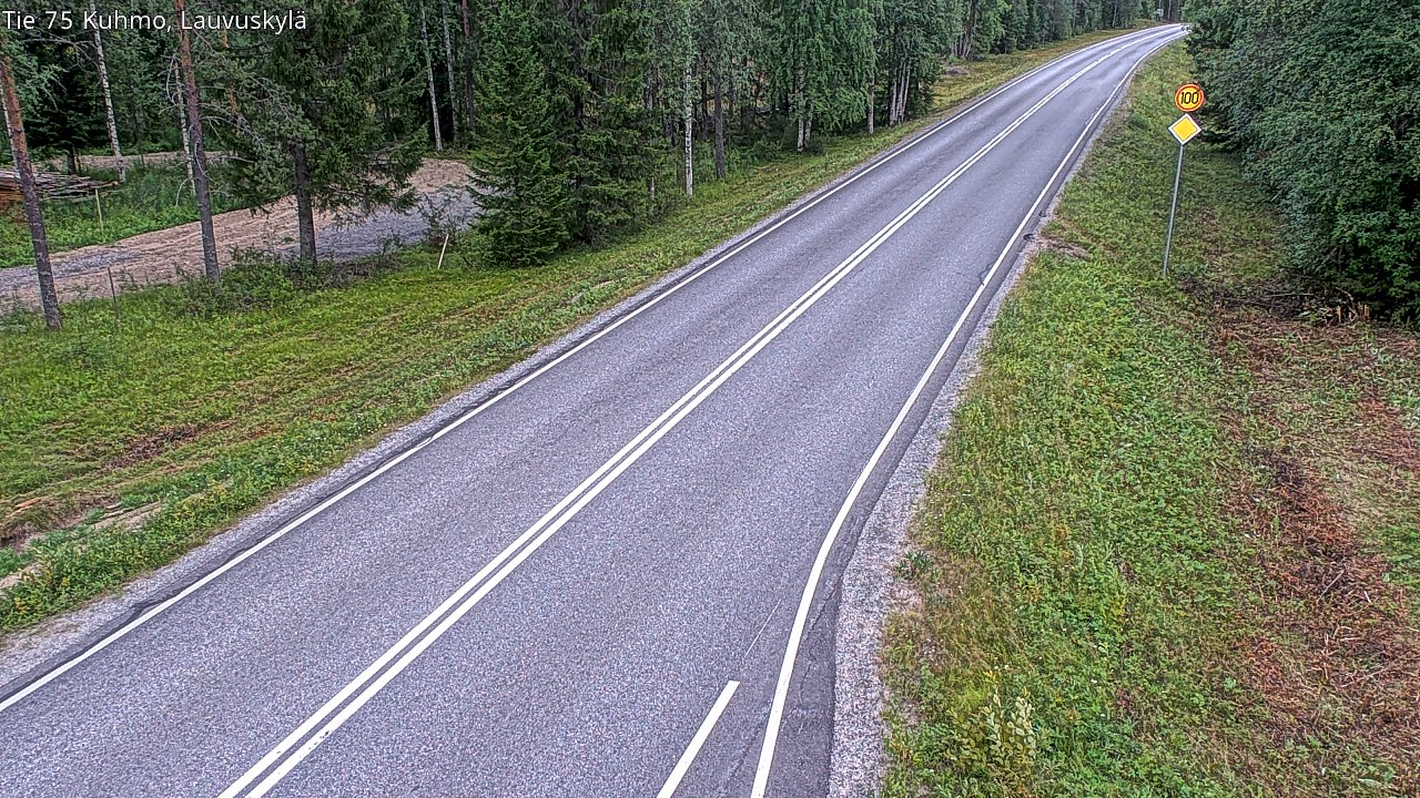 Kelikamerat Kuva Tie 75 Kuhmo, Lauvuskylä, Kuhmo, Kainuu