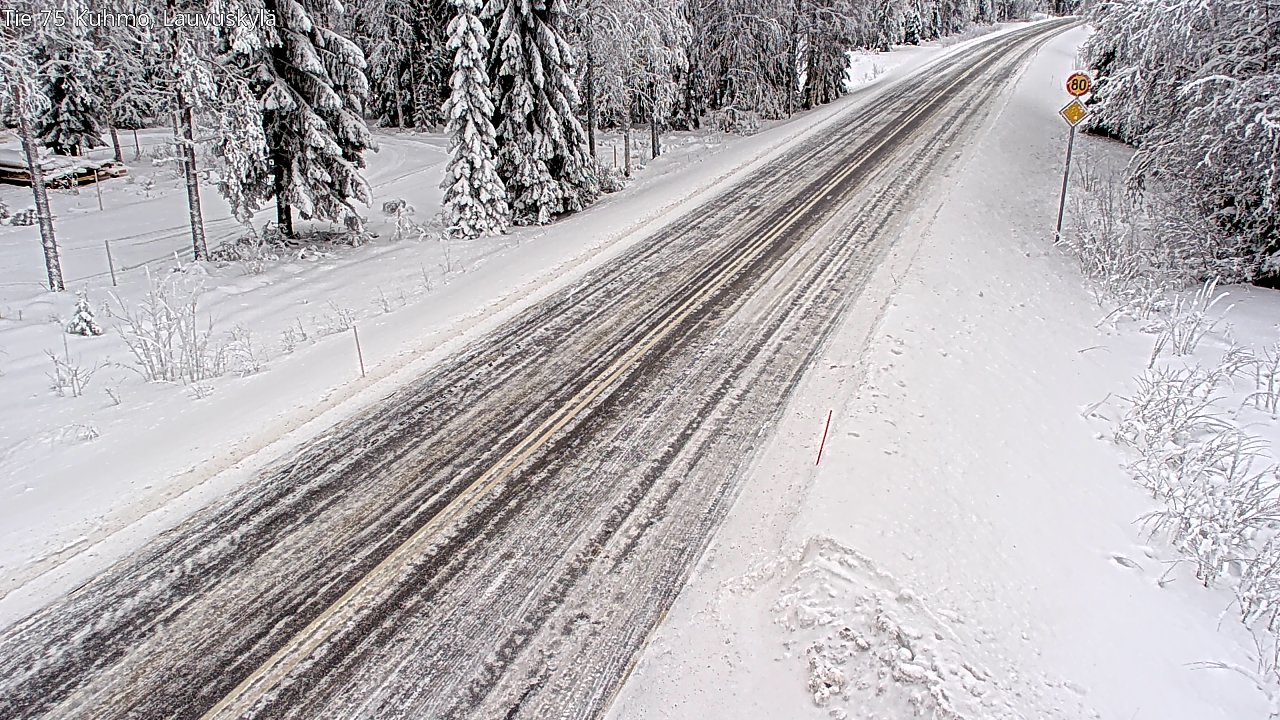 Kelikamerat Kuva Tie 75 Kuhmo, Lauvuskylä, Kuhmo, Kainuu