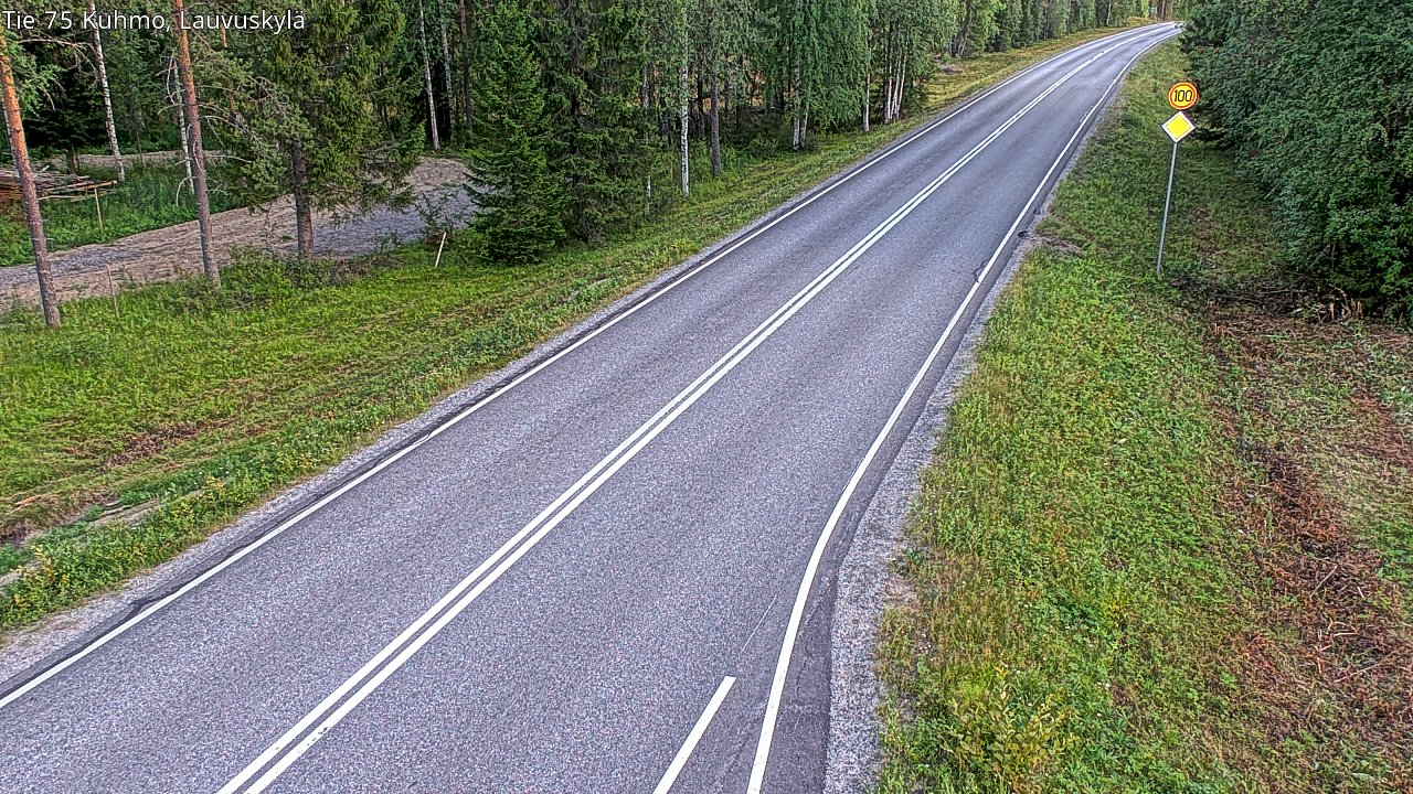 Kelikamerat Kuva Tie 75 Kuhmo, Lauvuskylä, Kuhmo, Kainuu