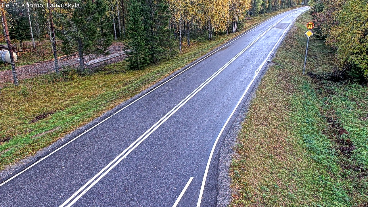 Kelikamerat Kuva Tie 75 Kuhmo, Lauvuskylä, Kuhmo, Kainuu