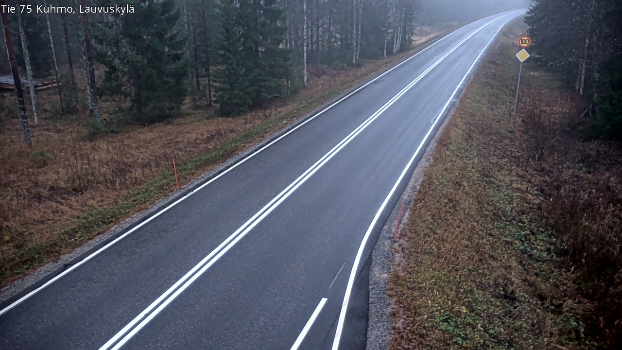 Kelikamerat Kuva Tie 75 Kuhmo, Lauvuskylä, Kuhmo, Kainuu